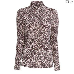 ISABEL MARANT Abstract Print Turtleneck - Size 38
